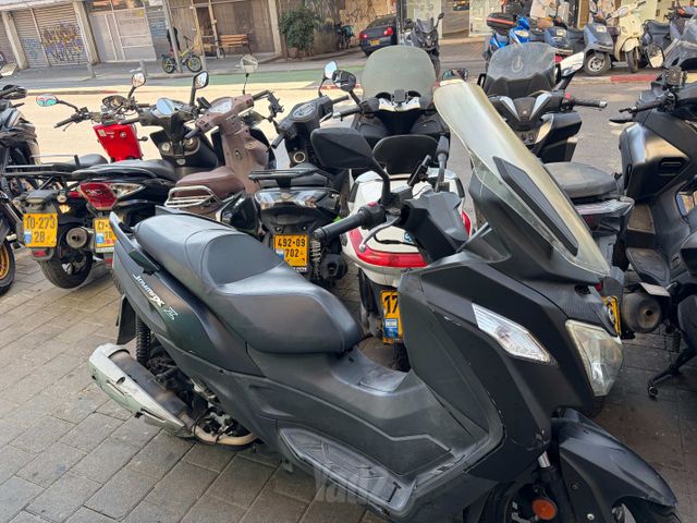 מודעת רכב סאן יאנג ג'וי-מקס 125