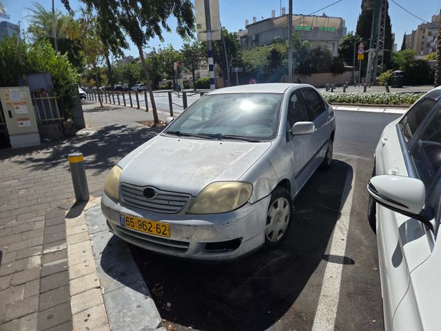 מודעת רכב טויוטה קורולה