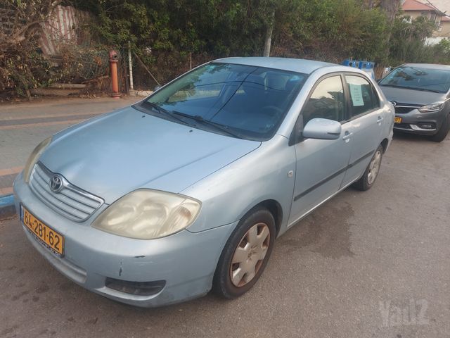 מודעת רכב טויוטה קורולה