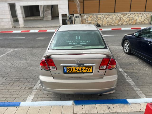 מודעת רכב הונדה סיוויק