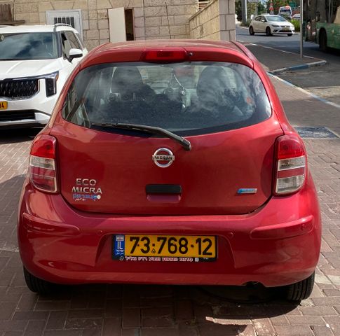 מודעת רכב ניסאן מיקרה