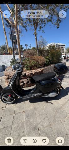 מודעת רכב פיאג'ו וספה ספרינט 125