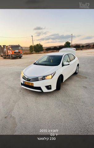 מודעת רכב טויוטה קורולה