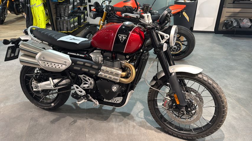 מודעת רכב טריומף Scrambler XC