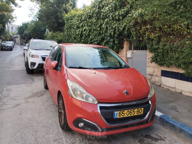 מודעת רכב פיג'ו 208