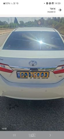מודעת רכב טויוטה קורולה