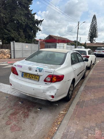 מודעת רכב טויוטה קורולה