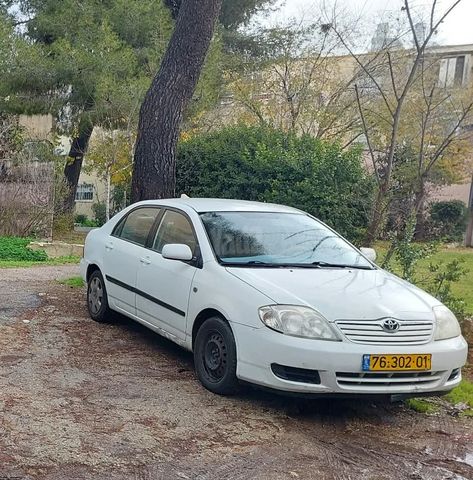 מודעת רכב טויוטה קורולה