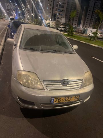 מודעת רכב טויוטה קורולה