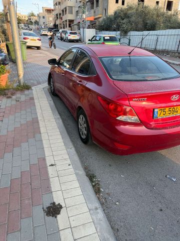 מודעת רכב יונדאי אקסנט i25