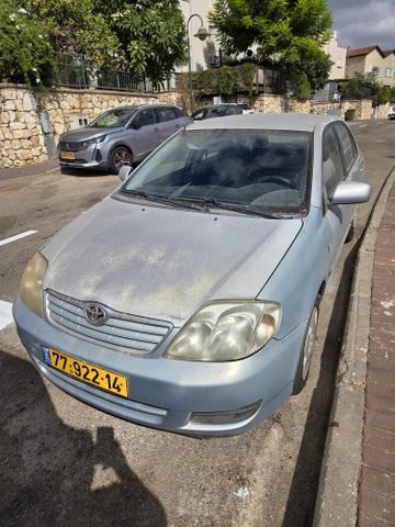 מודעת רכב טויוטה קורולה