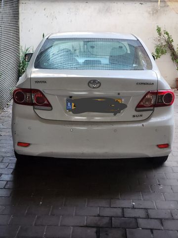 מודעת רכב טויוטה קורולה