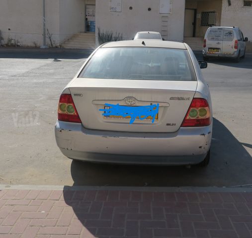 מודעת רכב טויוטה קורולה