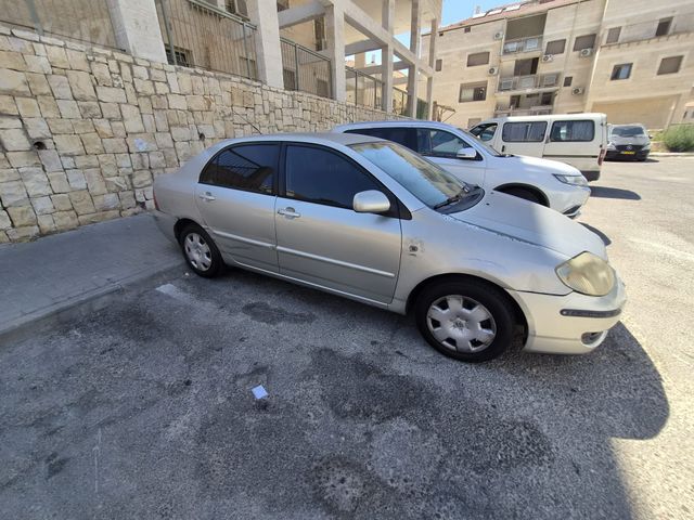 מודעת רכב טויוטה קורולה