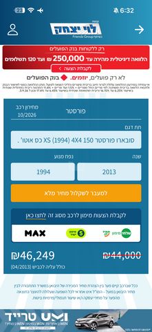 מודעת רכב סובארו פורסטר