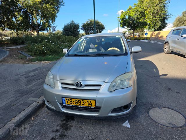 מודעת רכב טויוטה קורולה