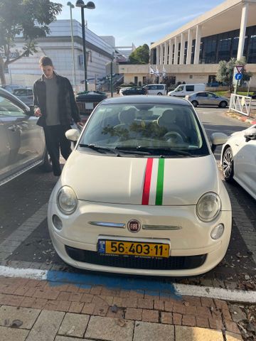 מודעת רכב פיאט 500