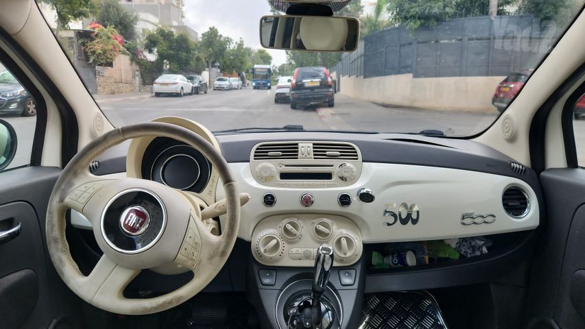 מודעת רכב פיאט 500
