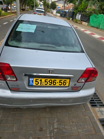 מודעת רכב הונדה סיוויק