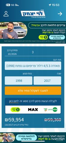 מודעת רכב מאזדה 3