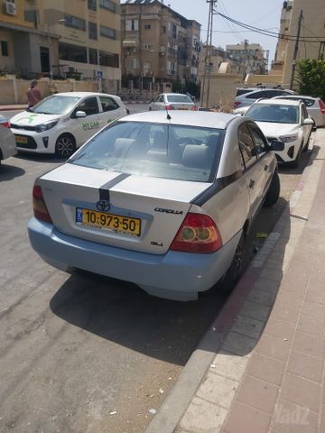 מודעת רכב טויוטה קורולה