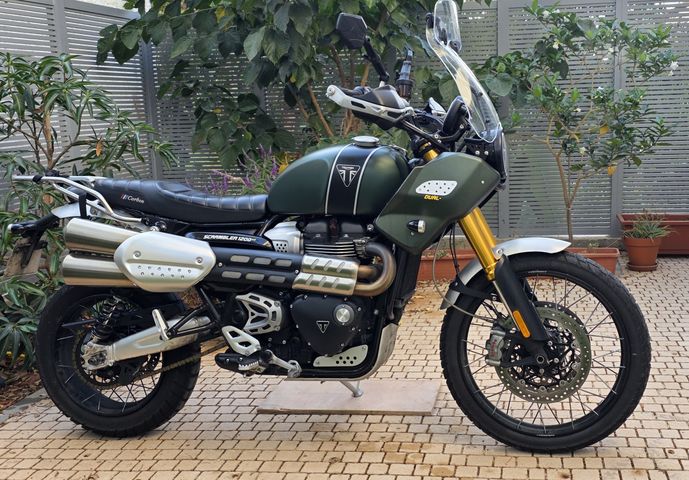 מודעת רכב טריומף Scrambler XE