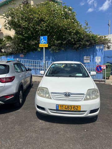 מודעת רכב טויוטה קורולה