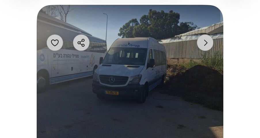 מודעת רכב מיניבוסים ורכבי הסעות