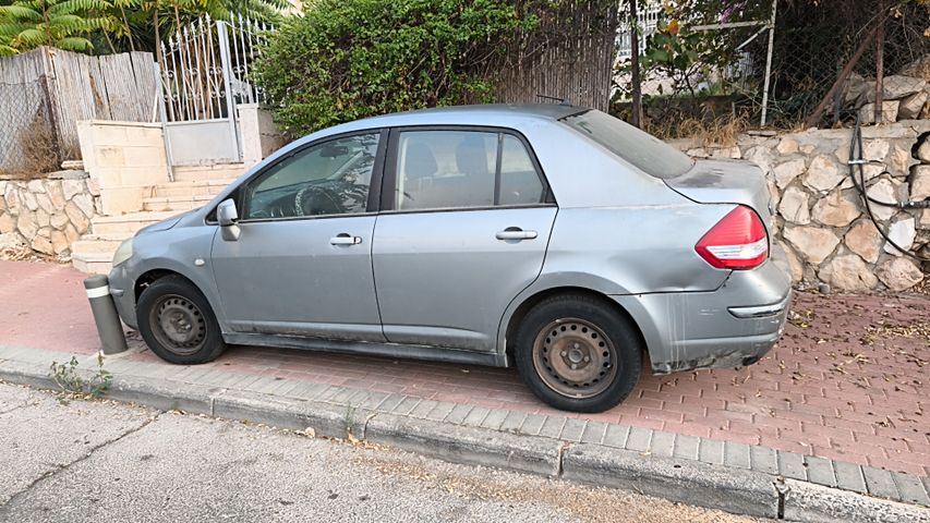 מודעת רכב ניסאן טידה