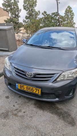 מודעת רכב טויוטה קורולה