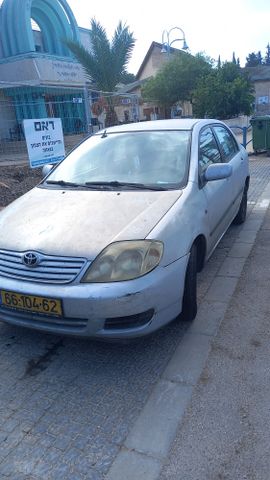 מודעת רכב טויוטה קורולה