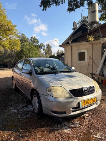 מודעת רכב טויוטה קורולה
