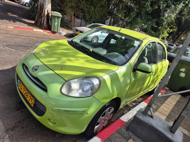 מודעת רכב ניסאן מיקרה