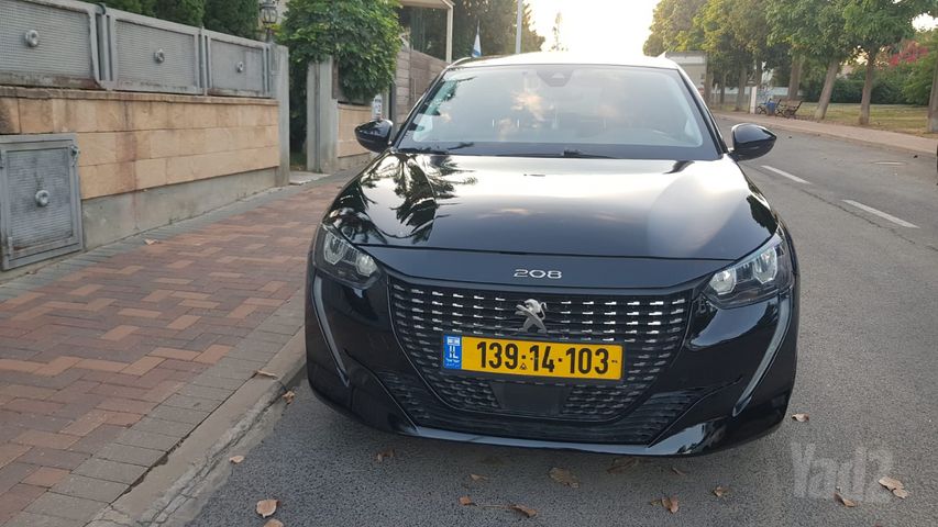 מודעת רכב פיג'ו 208