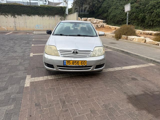 מודעת רכב טויוטה קורולה