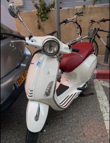 מודעת רכב פיאג'ו וספה פרימוורה 125