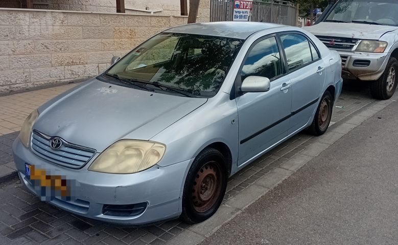 מודעת רכב טויוטה קורולה
