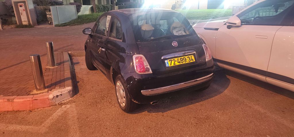מודעת רכב פיאט 500