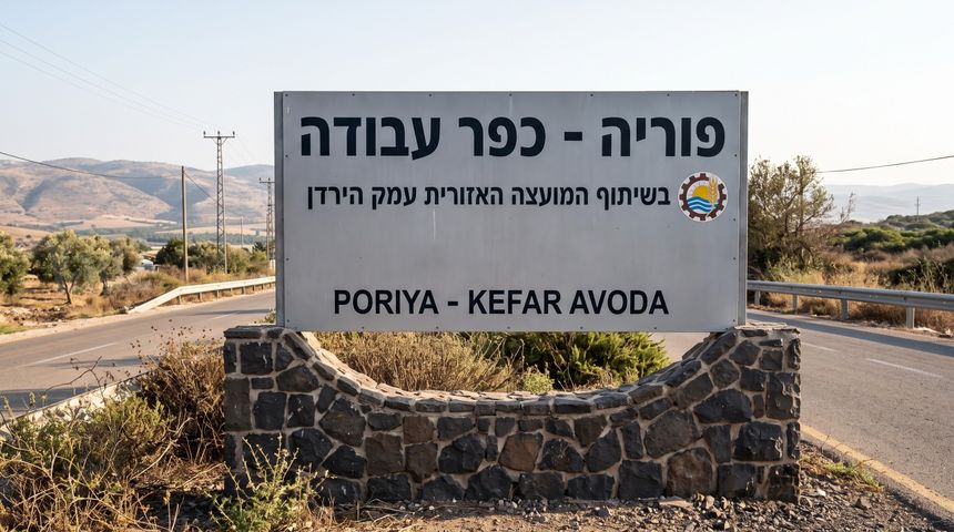 מגרשים, פוריה כפר עבודה, פוריה כפר עבודה
