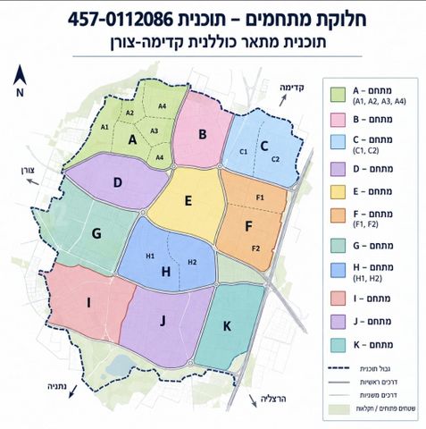 מגרשים, קדימה צורן