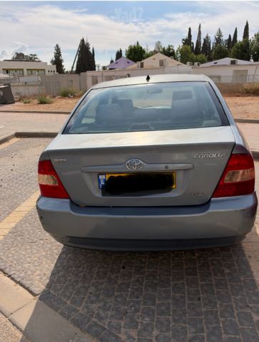 מודעת רכב טויוטה קורולה