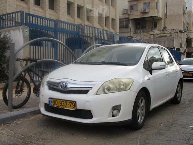מודעת רכב טויוטה אוריס