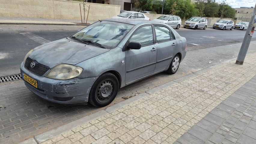 מודעת רכב טויוטה קורולה