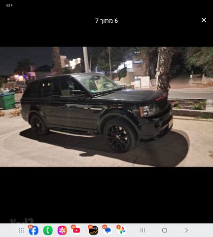 מודעת רכב לנד רובר ריינג' רובר ספורט