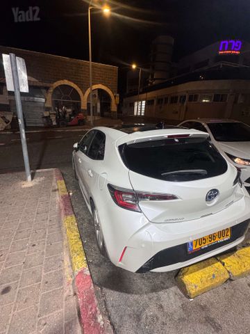 מודעת רכב טויוטה קורולה