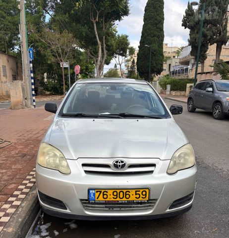 מודעת רכב טויוטה קורולה