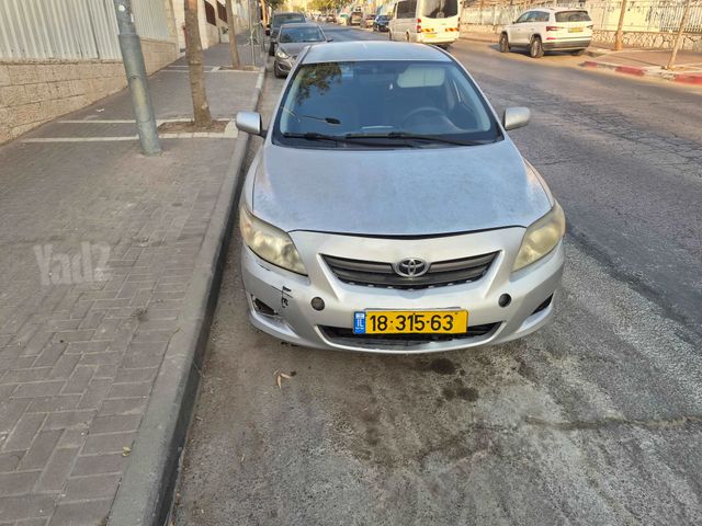 מודעת רכב טויוטה קורולה