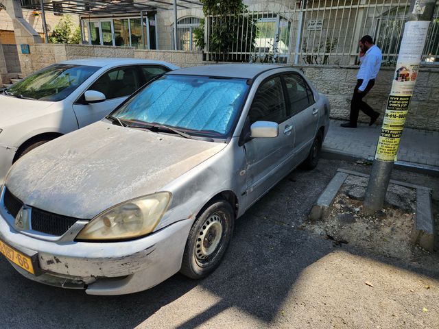 מודעת רכב מיצובישי לנסר