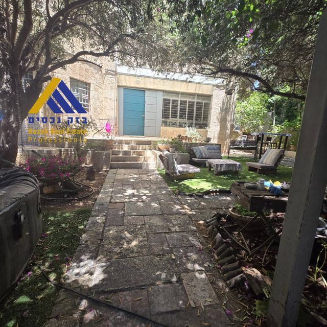 דירת גן למכירה בירושלים (תיווך)