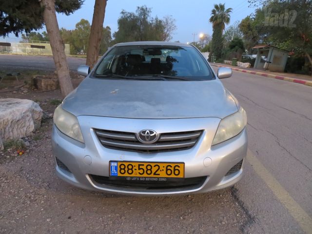 מודעת רכב טויוטה קורולה